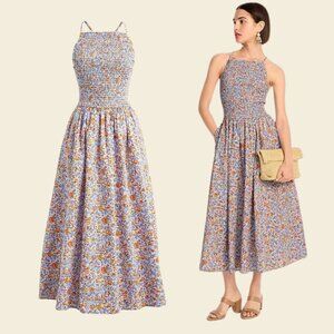 NWOT JCrew Friday Smocked Dress in Afternoon Floral Size XS